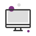Computer screen icon