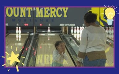 People playing bowling